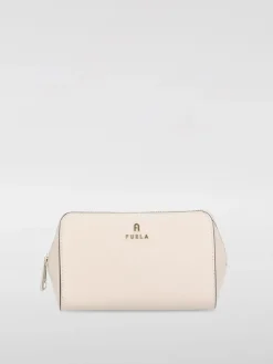 Beauty case Furla in pelle a grana