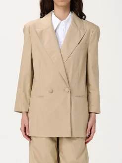 Blazer a doppiopetto in cotone Twinset Actitude