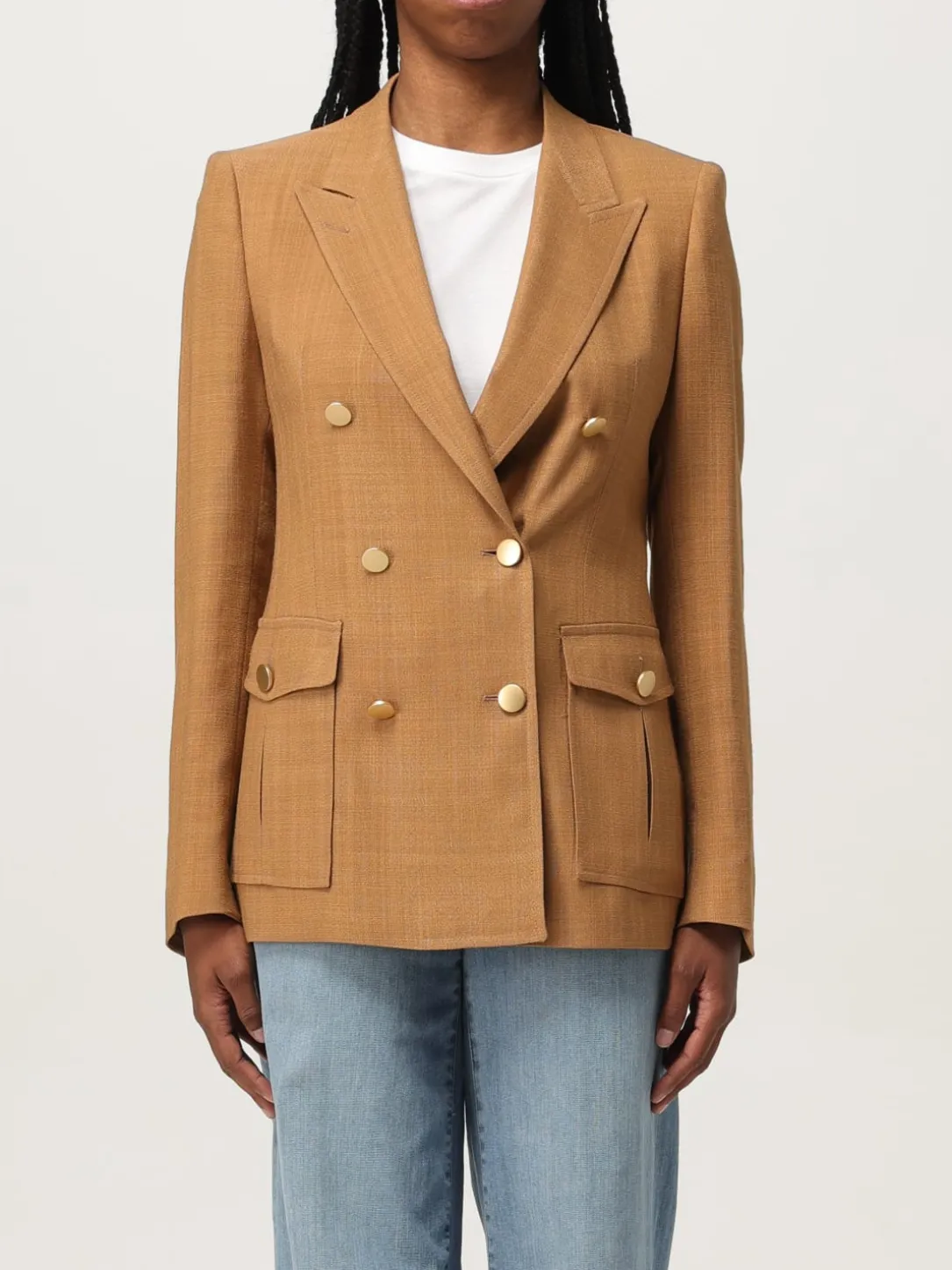 Blazer a doppiopetto in misto viscosa Tagliatore