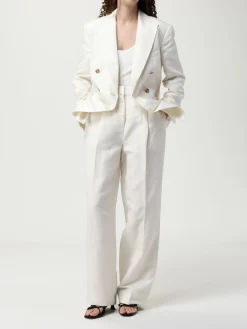 Blazer a doppiopetto in misto cotone Calvin Klein