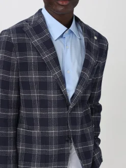 Blazer a monopetto a quadri Manuel Ritz