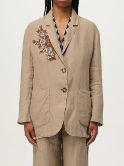 Blazer a monopetto con perline e pietre preziose Bazar Deluxe