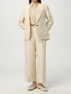 Blazer a monopetto in misto lino Lauren Ralph Lauren