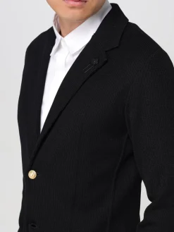 Blazer a monopetto in misto cotone Lardini