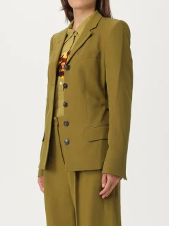Blazer a monopetto in misto lana Dries Van Noten