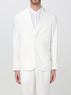 Blazer Armani Exchange in misto cotone e lino