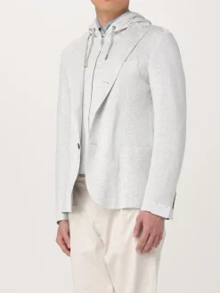 Blazer con cappuccio Eleventy in misto viscosa