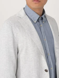 Blazer con cappuccio Eleventy in misto viscosa