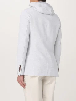 Blazer con cappuccio Eleventy in misto cotone