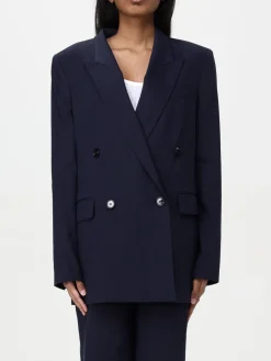 Blazer doppiopetto Boss in misto viscosa