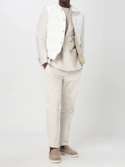 Blazer doppiopetto Eleventy in cotone e lino