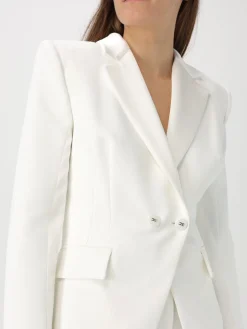 Blazer doppiopetto Elisabetta Franchi in crêpe