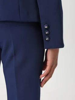 Blazer doppiopetto Elisabetta Franchi in crêpe