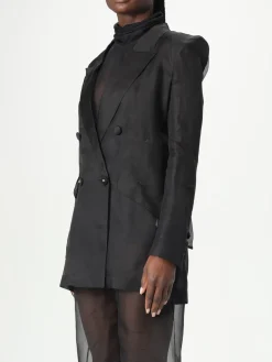 Blazer doppiopetto Elisabetta Franchi in organza