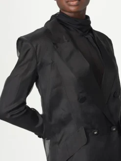 Blazer doppiopetto Elisabetta Franchi in organza