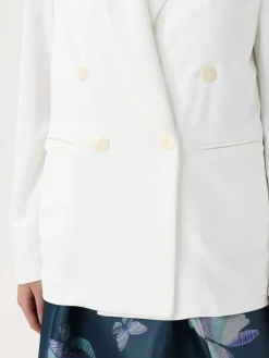 Blazer doppiopetto Emporio Armani in misto viscosain