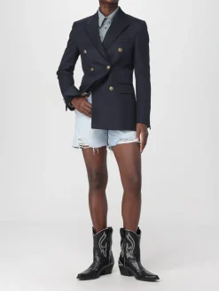 Blazer doppiopetto Golden Goose in misto crêpe