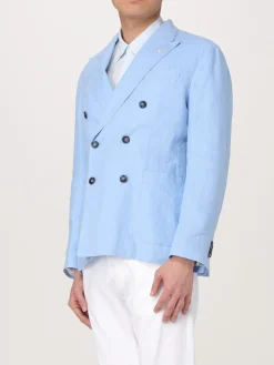 Blazer doppiopetto Manuel Ritz in lino