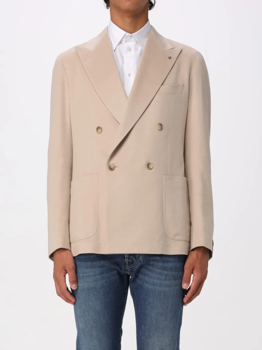 Blazer doppiopetto Tagliatore in cashmere