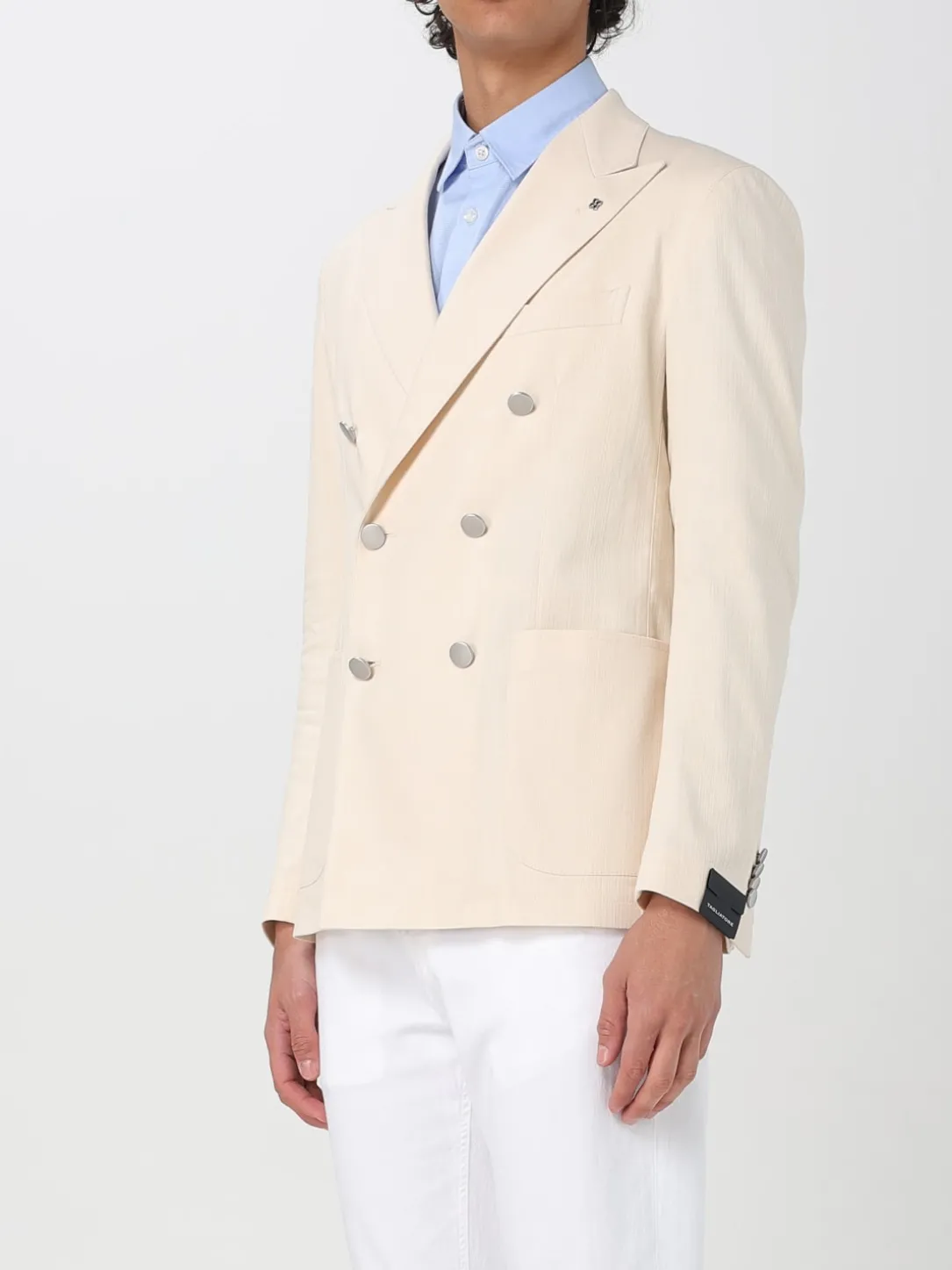 Blazer doppiopetto Tagliatore in misto cotone