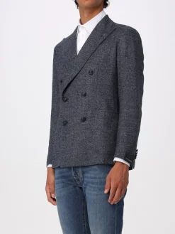 Blazer doppiopetto Tagliatore in misto lana e seta