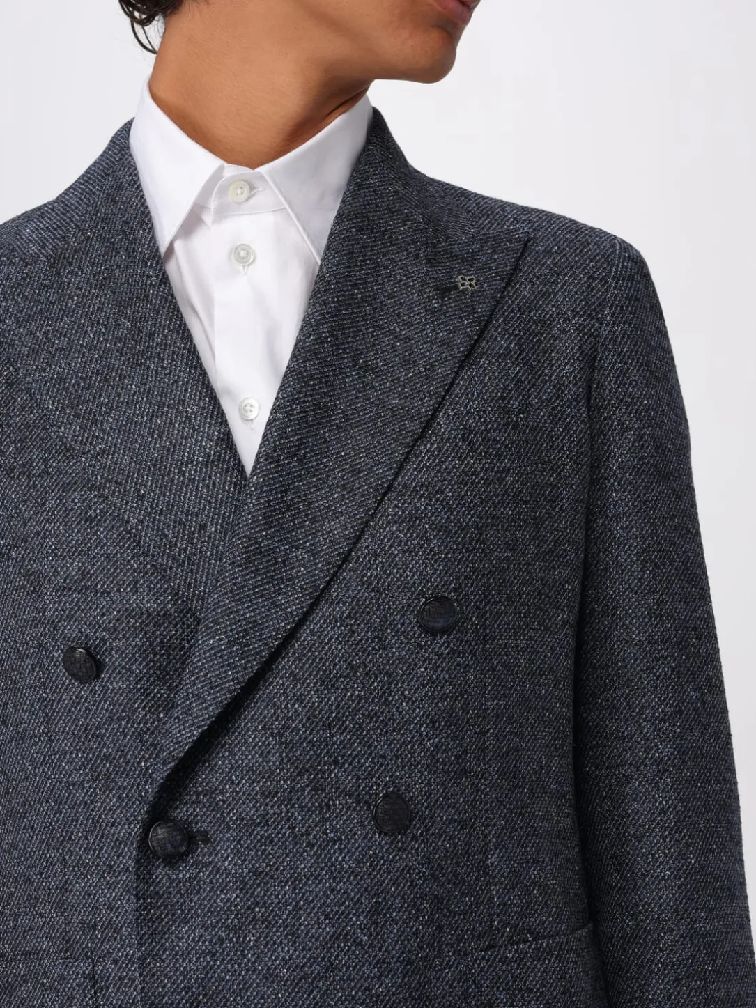 Blazer doppiopetto Tagliatore in misto lana e seta