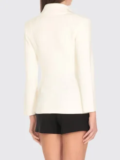 Blazer in maglia con fiocchi gioiello Elisabetta Franchi