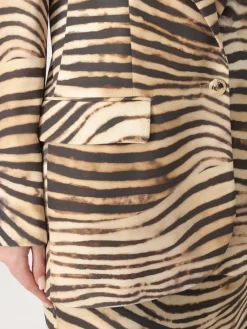 Blazer Just Cavalli in jersey animalier