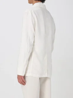 Blazer monopetto Aspesi in lino