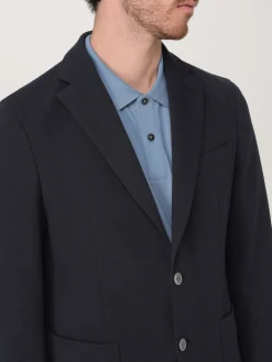 Blazer monopetto Boss in twill