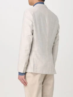 Blazer monopetto Boss in misto lana