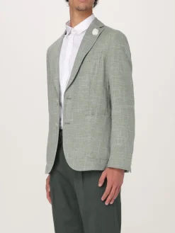 Blazer monopetto Boss in misto lana