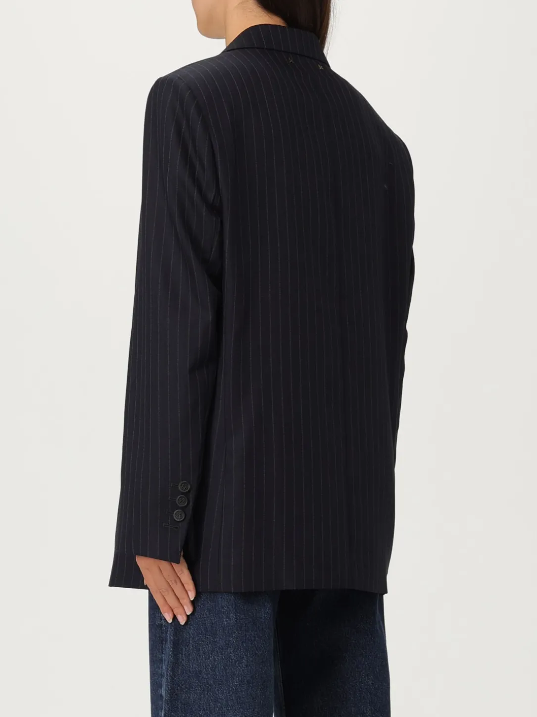 Blazer monopetto Golden Goose in lana vergine e cotone