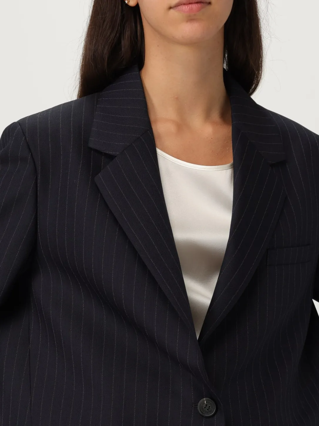 Blazer monopetto Golden Goose in lana vergine e cotone