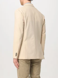 Blazer monopetto Hugo in cotone stretch