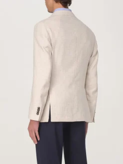 Blazer monopetto Manuel Ritz in cotone e lino