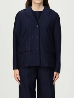 Blazer monopetto Max Mara Leisure in misto cotone