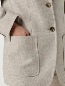 Blazer monopetto Max Mara in misto lana