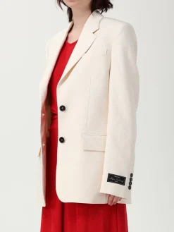 Blazer MSGM in misto viscosa