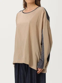 Blusa Dries Van Noten in misto cotone a righe