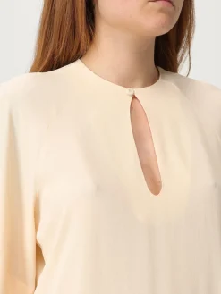 Blusa in misto seta Semicouture