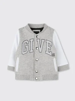 Bomber con maxi logo Givenchy in misto cotone bio