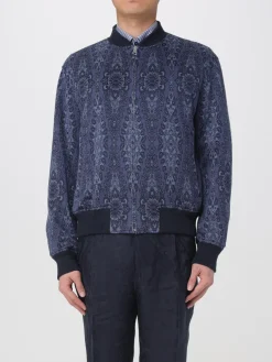 Bomber Etro in misto cotone con stampa