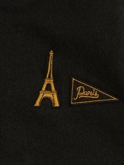 Bomber in cotone organico con logo Bonpoint