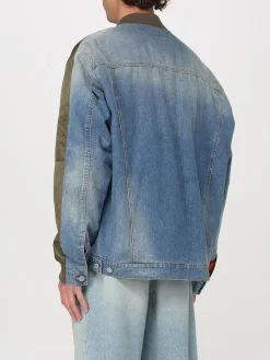 Bomber in nylon e denim Mm6 Maison Margiela
