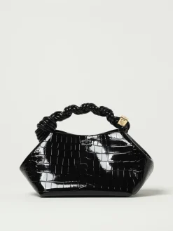 Borsa a mano Bou piccola Ganni in pelle stampa cocco