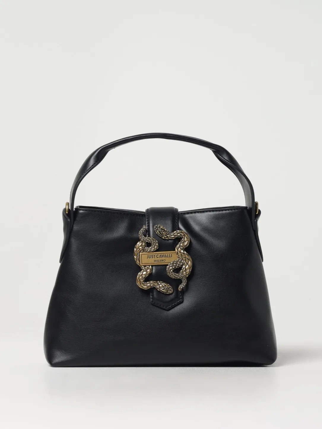 Borsa a mano con logo serpenti Just Cavalli