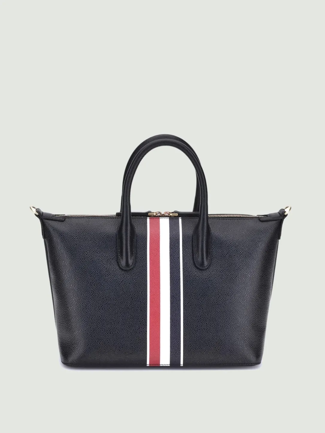 Borsa a mano in pelle di vitello 4 T-bar Thom Browne