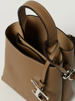 Borsa a mano in pelle di vitello a grana Tod's