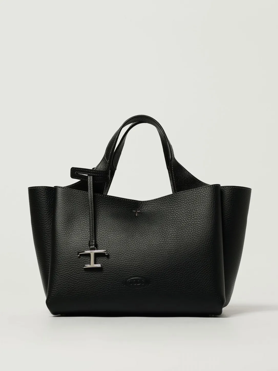 Borsa a mano in pelle di vitello a grana Tod's